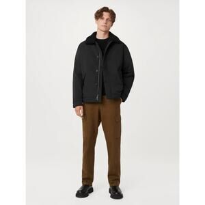 Frank And Oak The Aviator Jacket Mens XXL Black Removable Sherpa Collar NWT READ